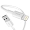 Overtime 4ft iPhone Charger Cable, Apple MFi Certified USB to Lightning Cable, USB Cord for iPhoneiPad, White DACDAIP5 - alternate 1